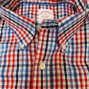 Brooks Brothers - Dress Shirt - Red and Blue Check